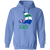 San Diego Sails Hoodie Pullover Classic ABA Basketball color Carolina Blue San Diego Sails Hoodie Pullover Classic ABA Basketball color Carolina Blue