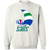 San Diego Sails Sweatshirt Classic Crewneck ABA Basketball color White San Diego Sails Sweatshirt Classic Crewneck ABA Basketball color White