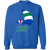 San Diego Sails Sweatshirt Classic Crewneck ABA Basketball color Royal Blue San Diego Sails Sweatshirt Classic Crewneck ABA Basketball color Royal Blue