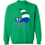 San Diego Sails Sweatshirt Classic Crewneck ABA Basketball color Irish Green San Diego Sails Sweatshirt Classic Crewneck ABA Basketball color Irish Green