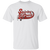 Spirits of St. Louis ABA T-shirt Classic American Basketball Association Team Tee color White Spirits of St. Louis ABA T-shirt Classic American Basketball Association Team Tee color White