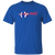 Utah Stars ABA T-shirt American Basketball Association Team Tee color Royal Blue