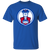 Virginia Squires T-shirt Classic ABA Basketball Team Tee color Royal Blue