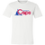 Washington Caps ABA T-shirt Premium American Basketball Association Tee color White Washington Caps ABA T-shirt Premium American Basketball Association Tee color White