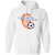 California Sunshine Hoodie Pullover Classic ASL Soccer color White