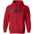 Connecticut Yankees Hoodie Pullover Classic ASL Soccer color Red
