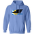 Los Angeles Skyhawks Hoodie Pullover Classic ASL Soccer color Carolina Blue