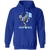 Nashville Diamonds Hoodie Pullover Classic ASL Soccer color Royal Blue Nashville Diamonds Hoodie Pullover Classic ASL Soccer color Royal Blue