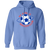 New York Apollo Hoodie Pullover Classic ASL Soccer color Carolina Blue