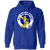 Rhode Island Oceaneers Hoodie Pullover Classic ASL Soccer color Royal Blue Rhode Island Oceaneers Hoodie Pullover Classic ASL Soccer color Royal Blue