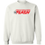 Rochester Flash Sweatshirt Classic Crewneck ASL Soccer color White Rochester Flash Sweatshirt Classic Crewneck ASL Soccer color White