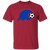 Tacoma Tides T-shirt Classic ASL Soccer color Cardinal Red Tacoma Tides T-shirt Classic ASL Soccer color Cardinal Red