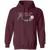 Washington Stars Hoodie Pullover Classic ASL Soccer color Maroon Washington Stars Hoodie Pullover Classic ASL Soccer color Maroon