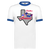 Dallas Chaparrals T-shirt Ringer ABA Basketball color White/Royal Blue Dallas Chaparrals T-shirt Ringer ABA Basketball color White/Royal Blue