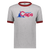 Washington Caps ABA Ringer T-shirt American Basketball Association Team Tee color Athletic Heather Gray/Red Washington Caps ABA Ringer T-shirt American Basketball Association Team Tee color Athletic Heather Gray/Red