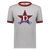 Detroit Stars T-shirt Ringer Negro League Baseball color Athletic Heather/Red Detroit Stars T-shirt Ringer Negro League Baseball color Athletic Heather/Red