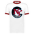New York Cubans T-shirt Ringer Negro League Baseball color White/Red New York Cubans T-shirt Ringer Negro League Baseball color White/Red