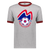 Boston Minutemen T-shirt Ringer NASL Soccer color Athletic Heather/Red Boston Minutemen T-shirt Ringer NASL Soccer color Athletic Heather/Red