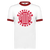 Cleveland Stokers T-shirt Ringer NASL Soccer color White/Red Cleveland Stokers T-shirt Ringer NASL Soccer color White/Red
