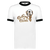 Colorado Caribous T-shirt Ringer NASL Soccer color White/Black Colorado Caribous T-shirt Ringer NASL Soccer color White/Black