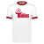 Miami Toros T-shirt Ringer NASL Soccer color White/Red Miami Toros T-shirt Ringer NASL Soccer color White/Red