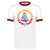 New England Tea Men T-shirt Ringer NASL Soccer color White/Red New England Tea Men T-shirt Ringer NASL Soccer color White/Red