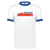 Philadelphia Atoms T-shirt Ringer NASL Soccer color White/Royal Blue Philadelphia Atoms T-shirt Ringer NASL Soccer color White/Royal Blue