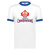 Toronto Metros-Croatia T-shirt Rarified Ringer NASL Soccer color White/Royal Blue Toronto Metros-Croatia T-shirt Rarified Ringer NASL Soccer color White/Royal Blue
