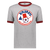 Washington Diplomats T-shirt Ringer NASL Soccer color Athletic Heather/Red