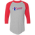 Utah Stars Raglan Shirt ABA Basketball color Athletic Heather/Red