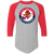 New Orleans Buccaneers Raglan Shirt ABA Basketball color Athletic Heather/Red New Orleans Buccaneers Raglan Shirt ABA Basketball color Athletic Heather/Red