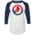 New Orleans Buccaneers Raglan Shirt ABA Basketball color White/Navy New Orleans Buccaneers Raglan Shirt ABA Basketball color White/Navy