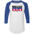 New Jersey Americans Raglan Shirt ABA Basketball color White/Royal Blue New Jersey Americans Raglan Shirt ABA Basketball color White/Royal Blue