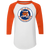Miami Floridians Raglan Shirt Franchise ABA Basketball color White/Orange Miami Floridians Raglan Shirt Franchise ABA Basketball color White/Orange