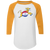 Houston Mavericks Raglan Shirt ABA Basketball color White/Gold Houston Mavericks Raglan Shirt ABA Basketball color White/Gold