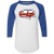 Pittsburgh Crawfords Raglan Shirt Negro League Baseball Color White/Royal Blue Pittsburgh Crawfords Raglan Shirt Negro League Baseball Color White/Royal Blue