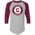 Pittsburgh Crawfords Raglan Shirt Negro League Baseball Color Athletic Heather/Maroon Pittsburgh Crawfords Raglan Shirt Negro League Baseball Color Athletic Heather/Maroon