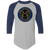 Milwaukee Bears Raglan Shirt Negro League Baseball color Athletic Heather/Navy Blue Milwaukee Bears Raglan Shirt Negro League Baseball color Athletic Heather/Navy Blue