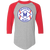Milwaukee Bears Raglan Shirt Negro League Baseball color Athletic Heather/Red Milwaukee Bears Raglan Shirt Negro League Baseball color Athletic Heather/Red