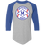 Milwaukee Bears Raglan Shirt Negro League Baseball color Athletic Heather/Royal Blue Milwaukee Bears Raglan Shirt Negro League Baseball color Athletic Heather/Royal Blue