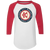 Kansas City Monarchs Raglan Shirt Negro League Baseball color White/Red Kansas City Monarchs Raglan Shirt Negro League Baseball color White/Red