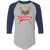 Indianapolis Clowns Raglan Shirt Negro League Baseball color Athletic Heather/Navy Blue Indianapolis Clowns Raglan Shirt Negro League Baseball color Athletic Heather/Navy Blue