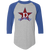 Detroit Stars Raglan Shirt Negro League Baseball color Athletic Heather/Royal Blue Detroit Stars Raglan Shirt Negro League Baseball color Athletic Heather/Royal Blue