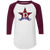 Detroit Stars Raglan Shirt Negro League Baseball color Maroon/Royal Blue Detroit Stars Raglan Shirt Negro League Baseball color Maroon/Royal Blue