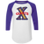 Cuban X-Giants Raglan Shirt Negro League Baseball color White/Purple Cuban X-Giants Raglan Shirt Negro League Baseball color White/Purple