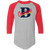 Cleveland Buckeyes Raglan Shirt Negro League Baseball color Athletic Heather/Red Cleveland Buckeyes Raglan Shirt Negro League Baseball color Athletic Heather/Red