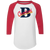 Cleveland Buckeyes Raglan Shirt Negro League Baseball color White/Red Cleveland Buckeyes Raglan Shirt Negro League Baseball color White/Red