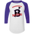 Birmingham Black Barons Raglan Shirt Negro League Baseball color White/Purple Birmingham Black Barons Raglan Shirt Negro League Baseball color White/Purple