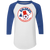 Washington Diplomats Raglan Shirt NASL Soccer color White/Royal Blue