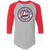 Toronto Metros Raglan Shirt NASL Soccer color Athletic Heather/Red Toronto Metros Raglan Shirt NASL Soccer color Athletic Heather/Red